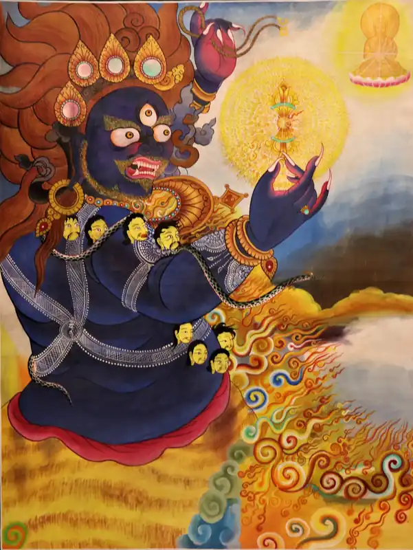 Thangka de Vajrapani
