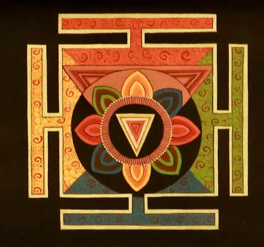 Le Yantra de Kali est un diagram
