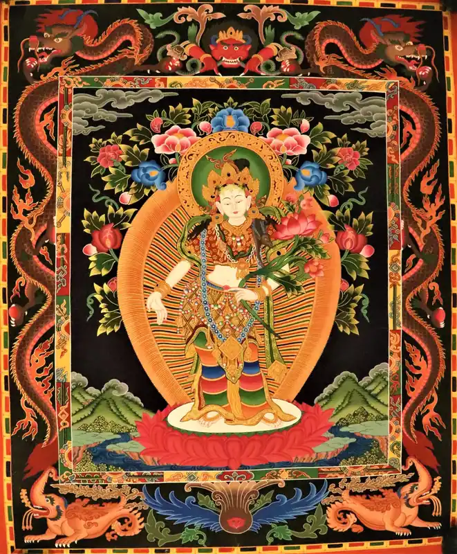 Peinture de Thangka de Padmapani