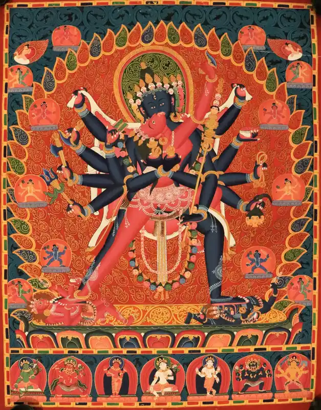Thangka de Chakrasamvara