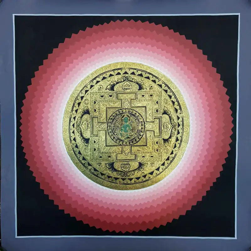 Le Mandala du Lotus de la Tara Verte