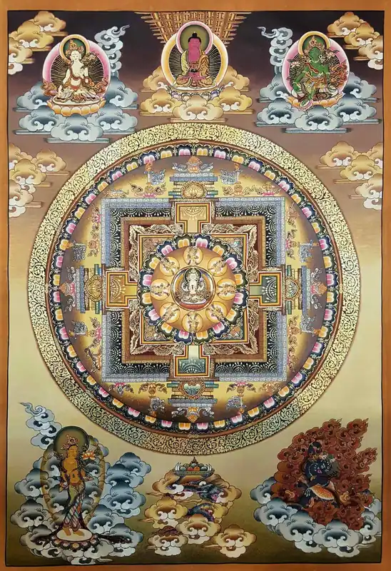 Art du Mandala de Chenrezig