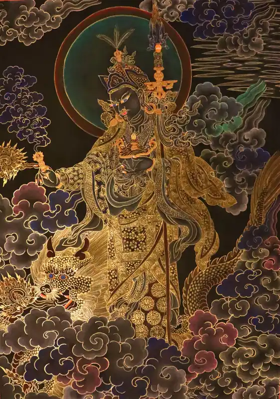Thangka du Guru Rinpoche debout
