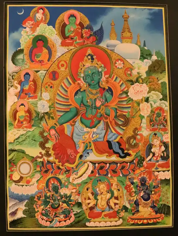 Green Tara Paubha