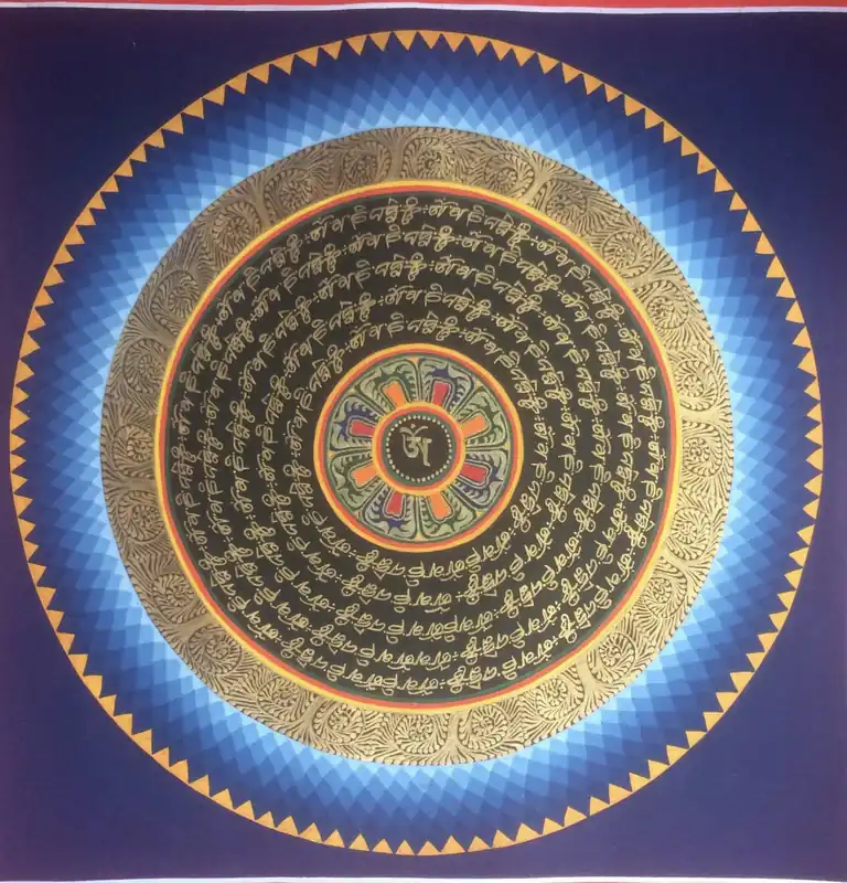 Om Mandala de Lotus