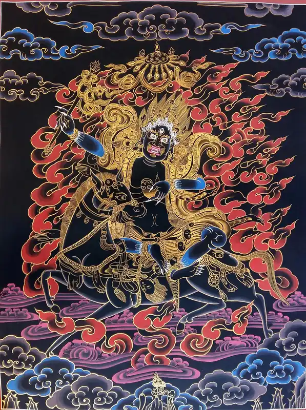 Palden Lhamo Thangka Painting