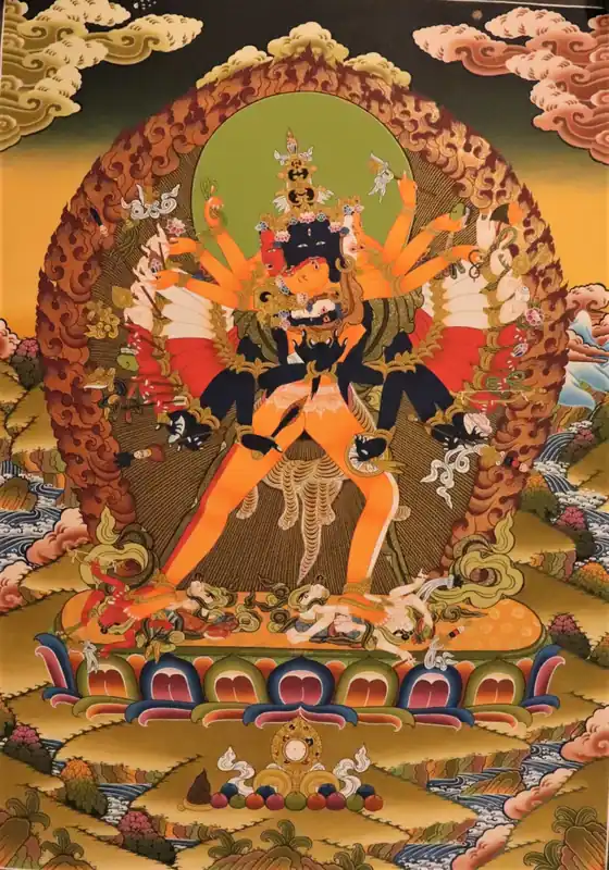 Thangka de Kalachakra Shakti