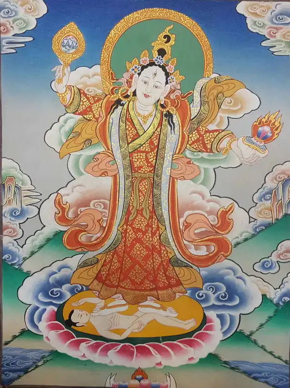 Thangka de Mandarava
