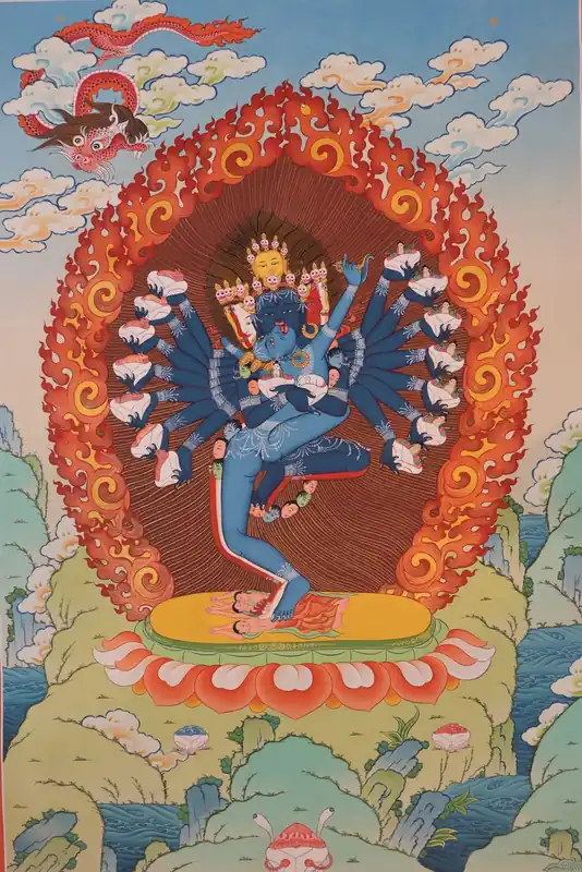 Thangka de Hevajra