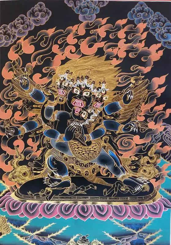 Art de Thangka de Vajrakilaya
