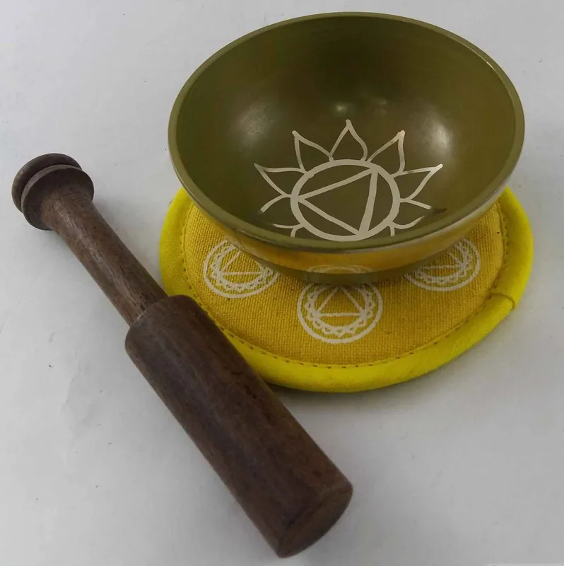 Bol chantant du Chakra du Plexus Solaire Jaune