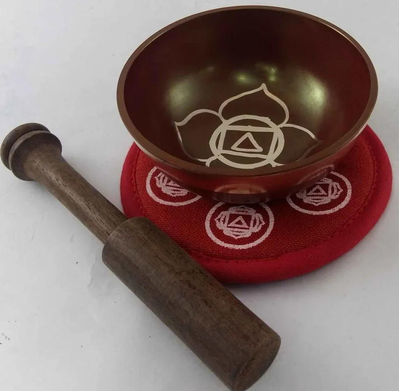 Bol chantant du chakra racine rouge
