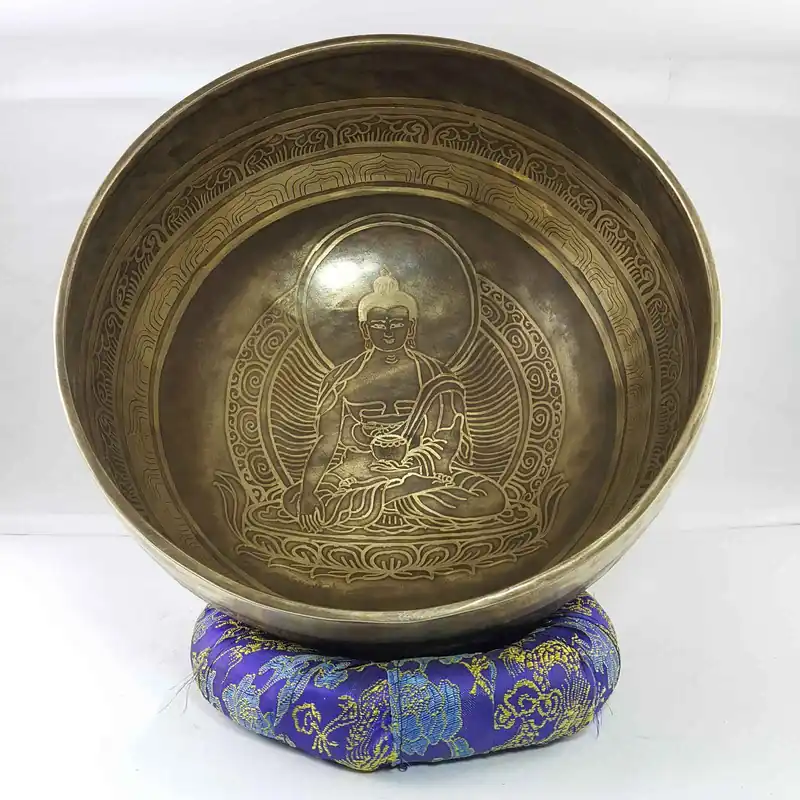 Bol chantant en bronze d’Akshobhya Bouddha