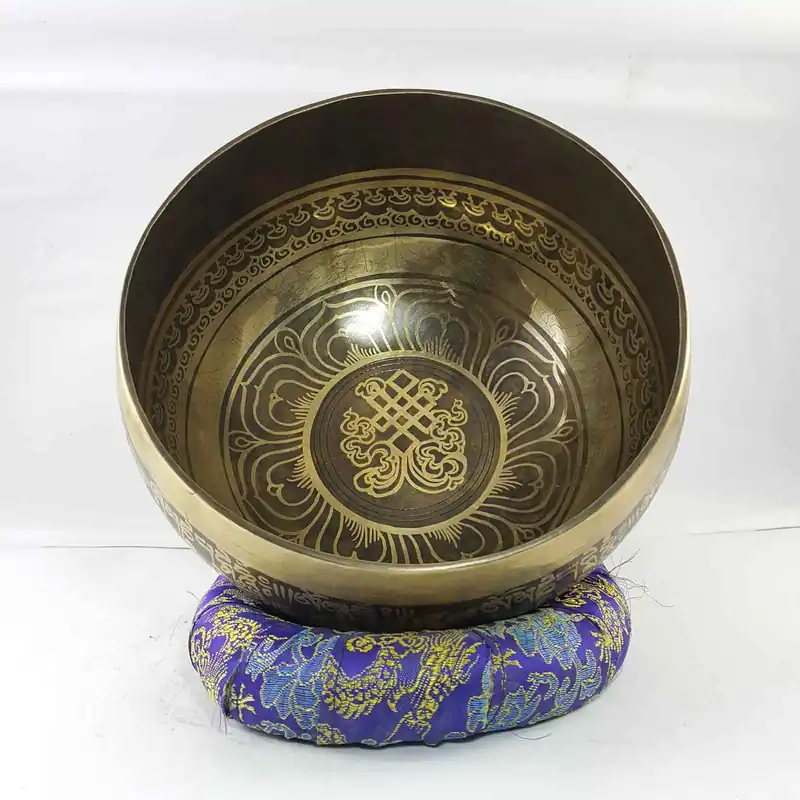 Bol chantant Srivastava en bronze