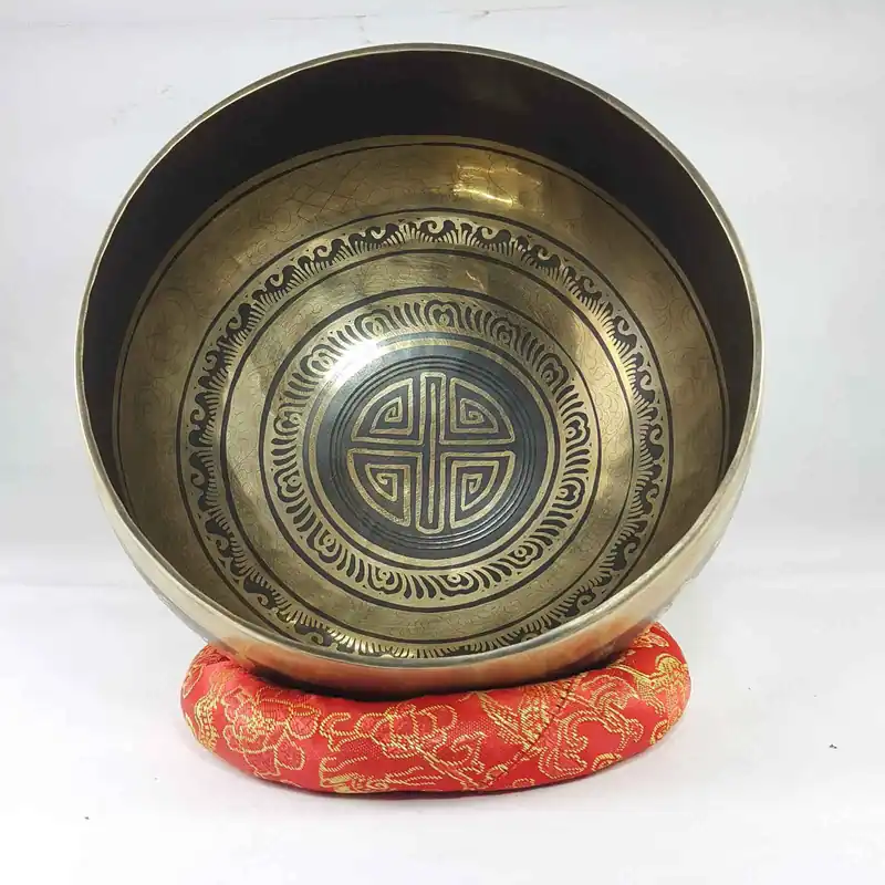 Bol chantant en bronze Lune