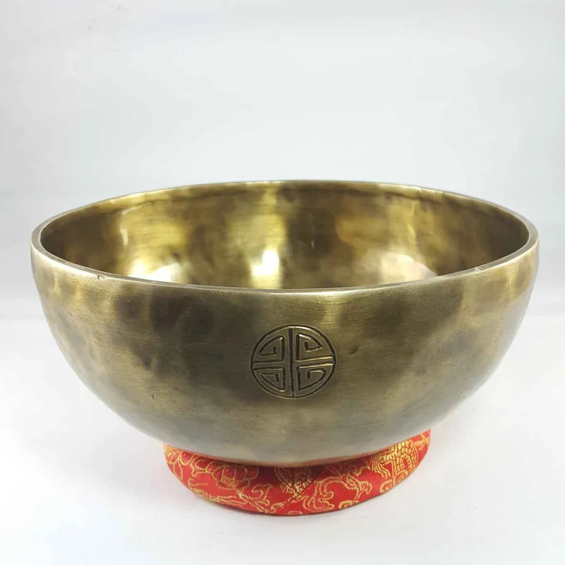 Bol chantant lunaire avec finition antique