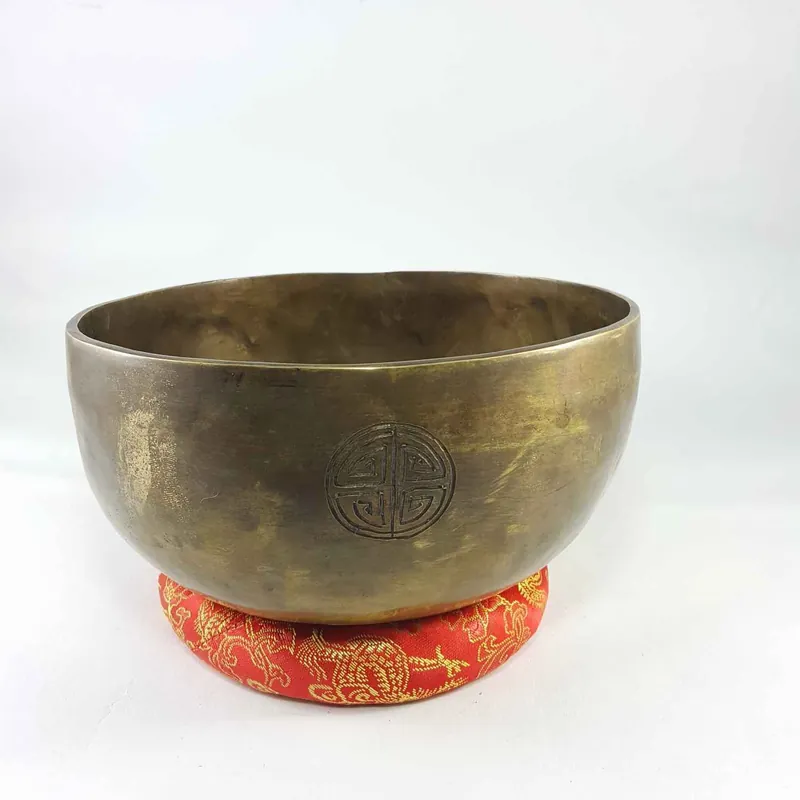 Bol chantant lunaire avec finition antique