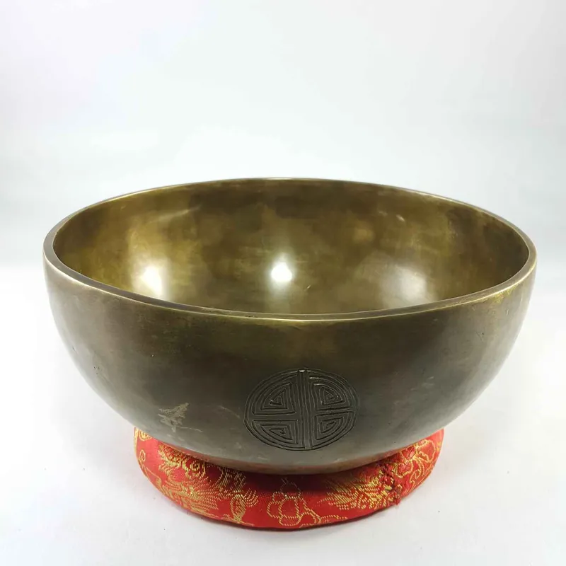 Bol chantant lunaire avec finition antique