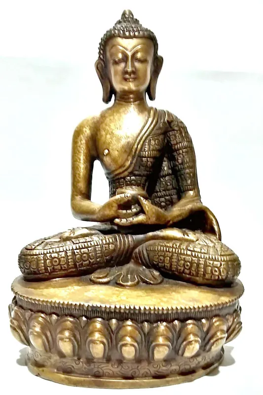 Statue artisanale d’Amitabha Bouddha