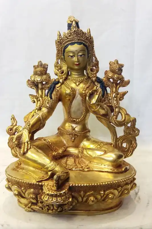 Statue de la Tara Verte tibétaine du Népal