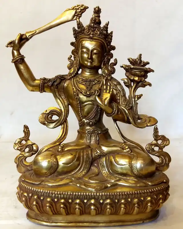 Statue de Manjushri tibétain