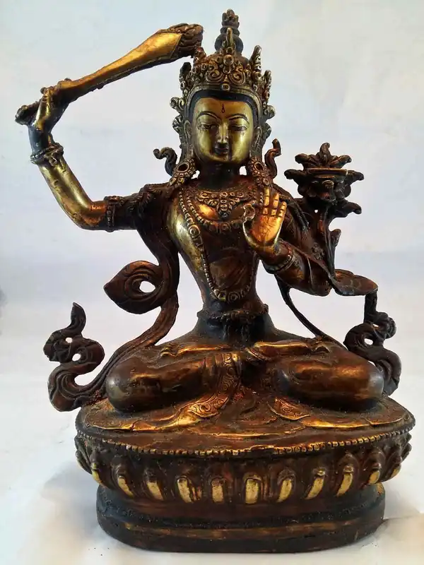 Statue bouddhiste de Manjushree