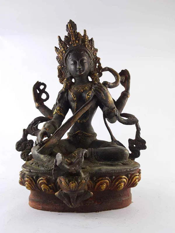 Statue de Saraswati tibétaine