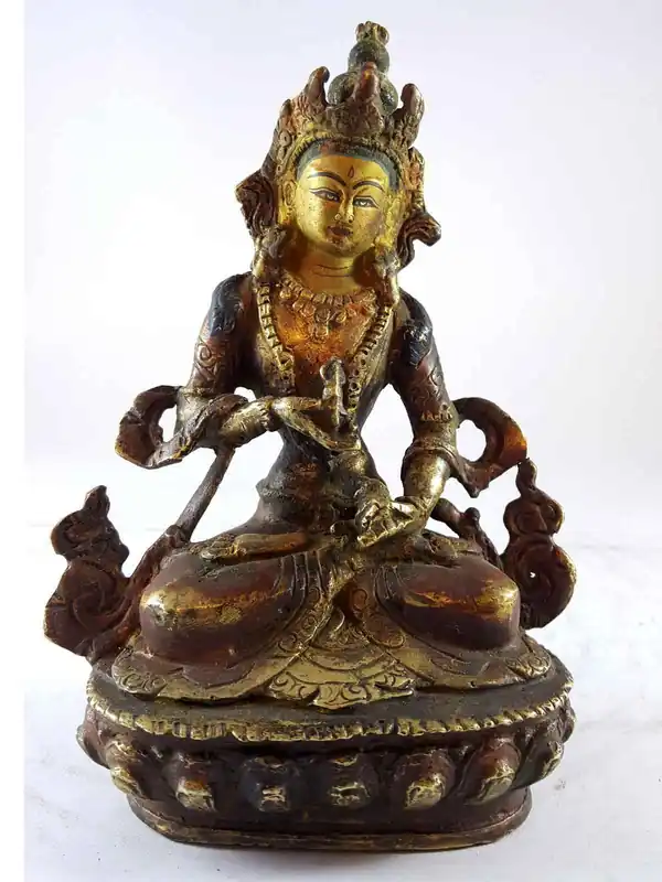 Statue de Vajrasattva fait main avec visage peint