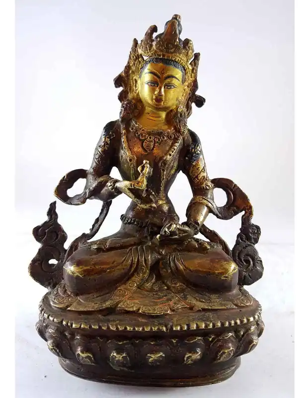 Statue de Vajrasattva fait main avec visage peint