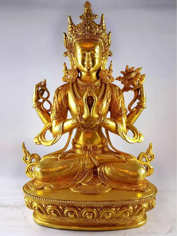 Statue d’Avalokitesvara Chenrezig