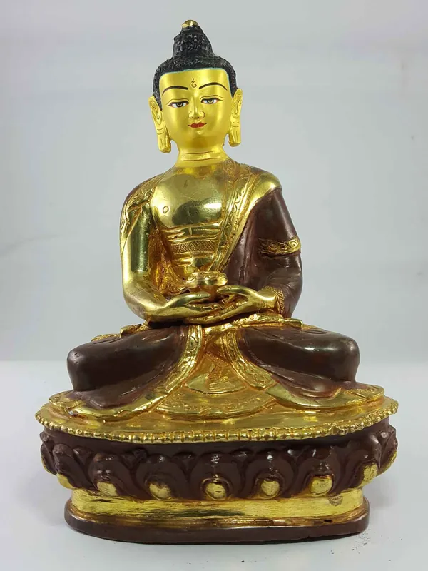 Statue tibétaine d’Amitabha Bouddha du Népal