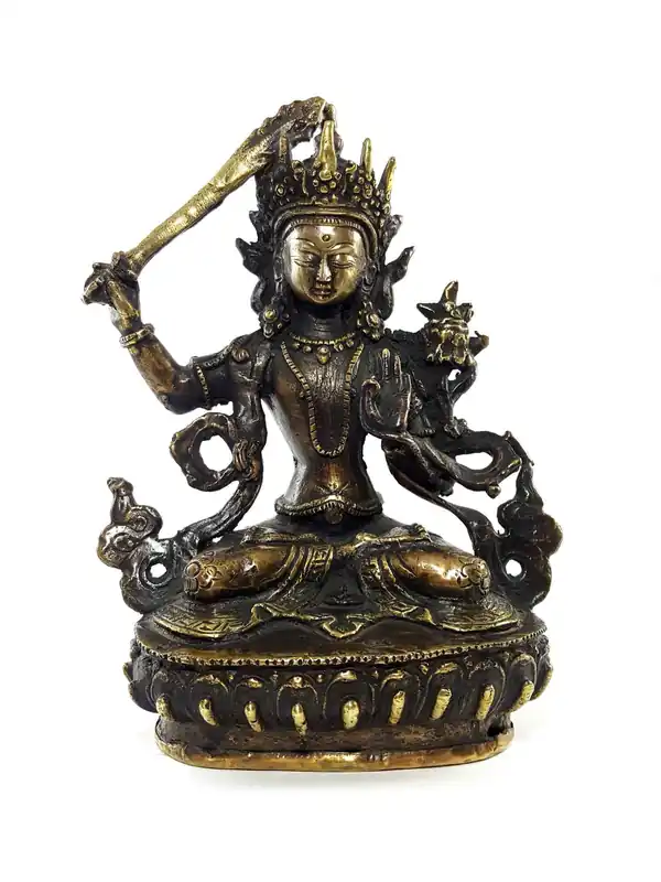 Statue tibétaine de Manjushree