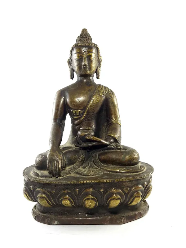 Statue antique du Bouddha Shakyamuni