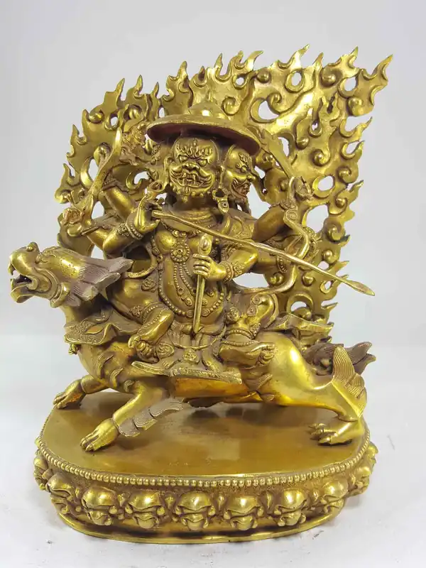 Statue en cuivre de Gyalpo Pehar
