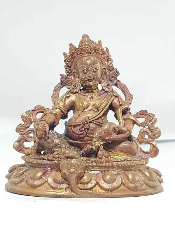Petite statue de Jambhala Jaune