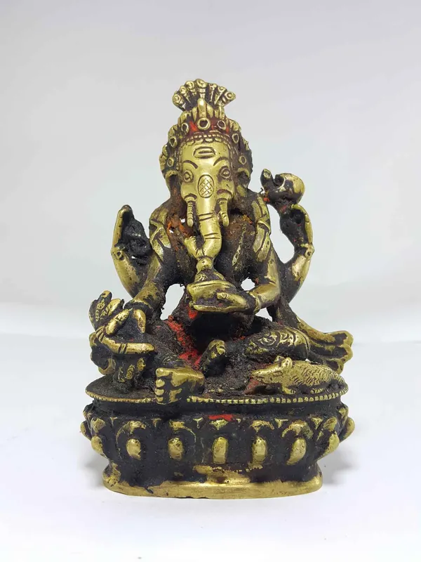 Statue de Ganesh en laiton