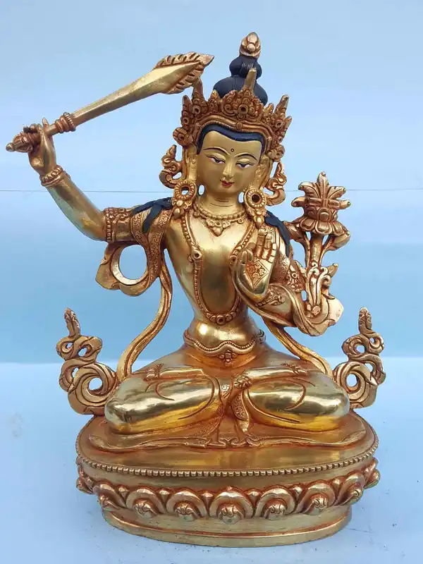 Statue de Manjushri tibétain