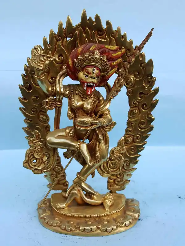 Statue artisanale de la Jogini Singhamukha