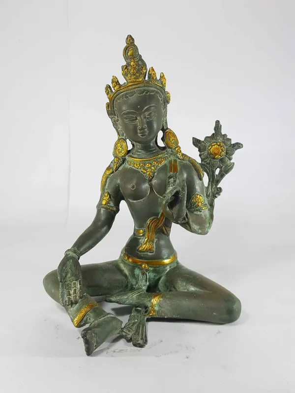 Statue de la Noble Tara en fonte de sable