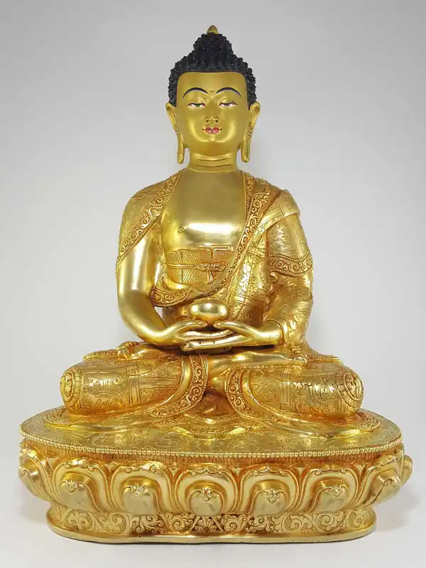 Statue bouddhiste d’Amitabha Bouddha du Népal