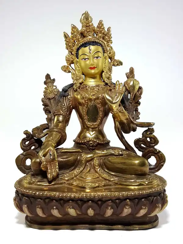Statue de la déesse tibétaine White Tara
