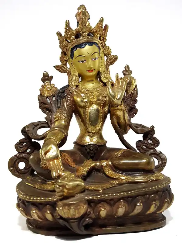 Statue de la Tara Verte tibétaine