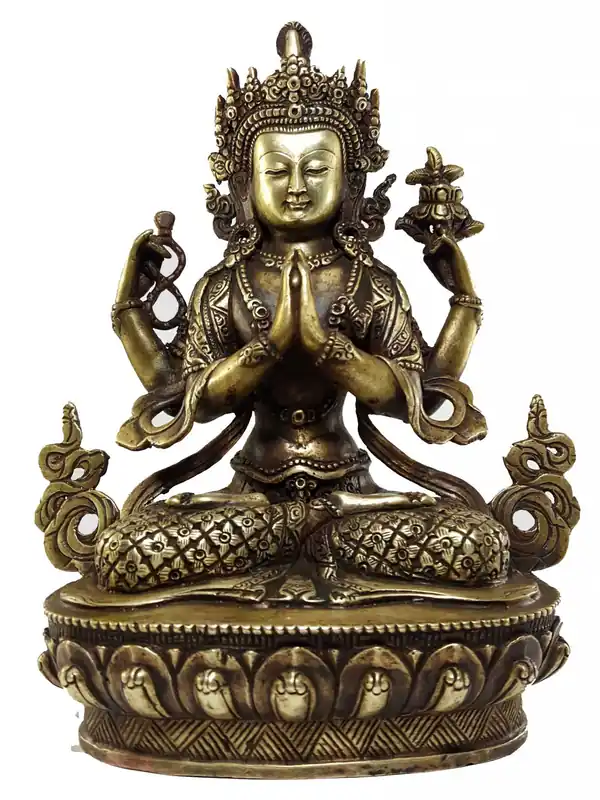 Statue de Chenrezig du Népal