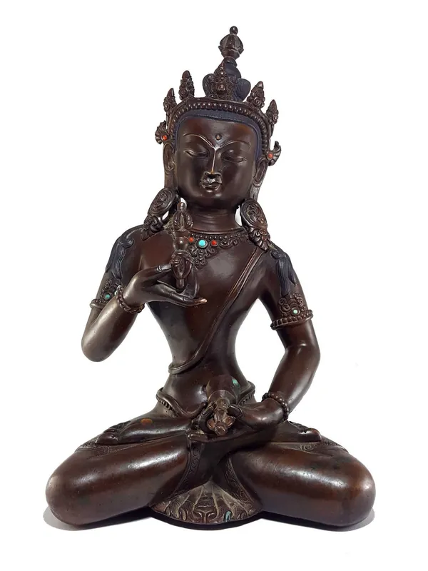 Statue en cuivre de Vajrasattva