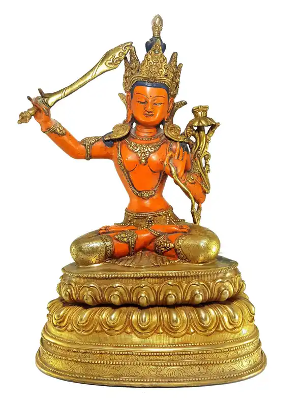 Statue de Manjushri tibétain