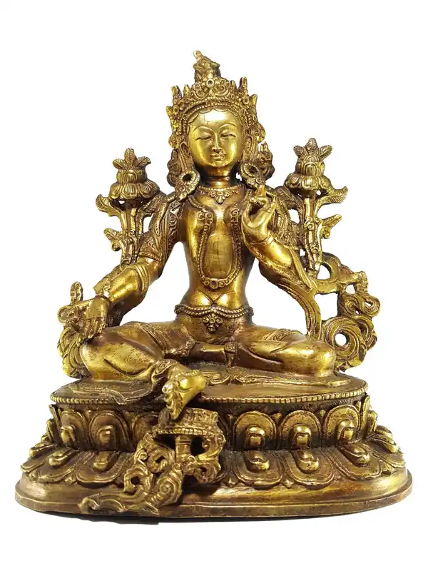 Statue de la Bouddhiste Tara Verte