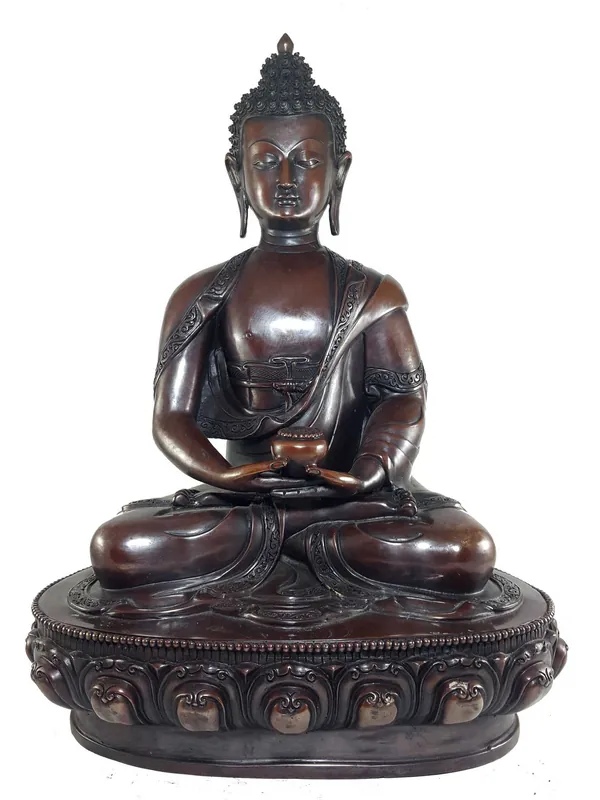 Statue tibétaine d’Amitabha Bouddha