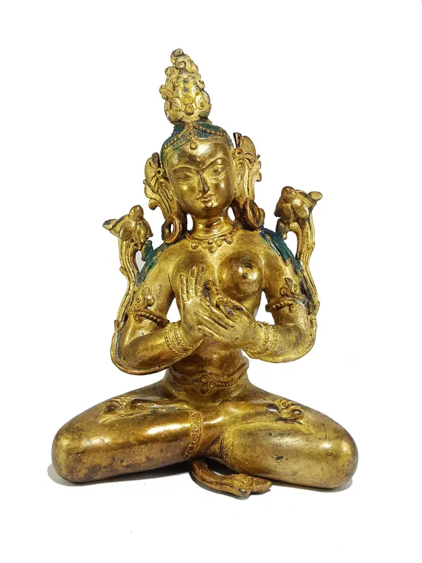 Statue de Tara Verte de Style Newar