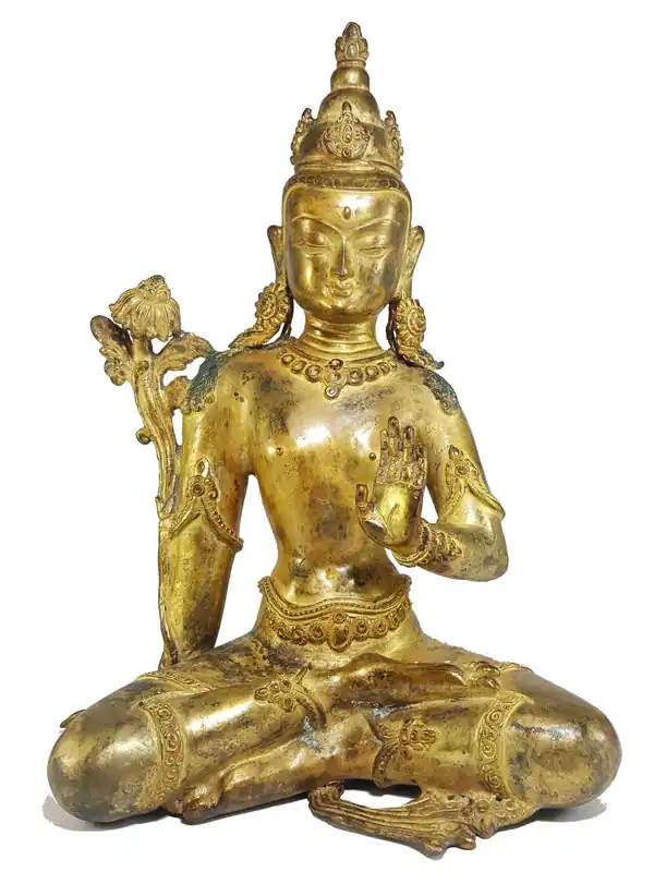 Statue du Bodhisattva Avalokitesvara dans le style Newari