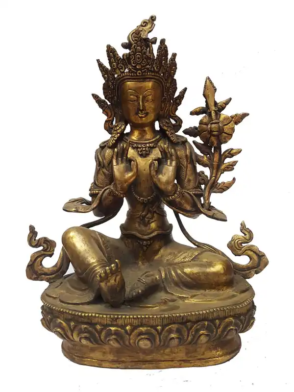 Statue tibétaine de Manjushree